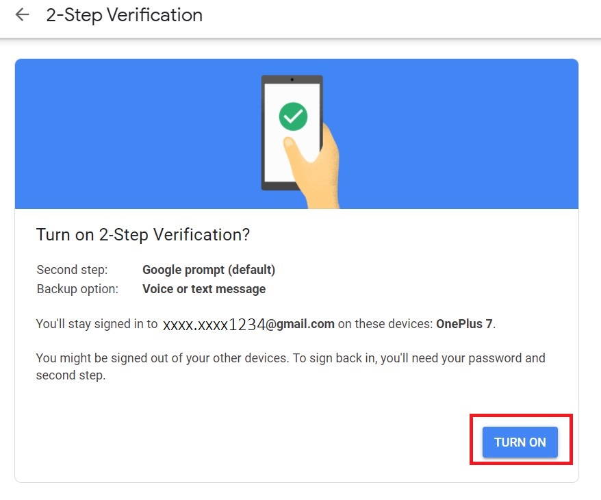 Google 2-Step Verification